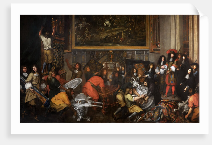 Louis XIV visits the Manufacture des Gobelins on October 15, 1667 by Simon Renard de Saint-André
