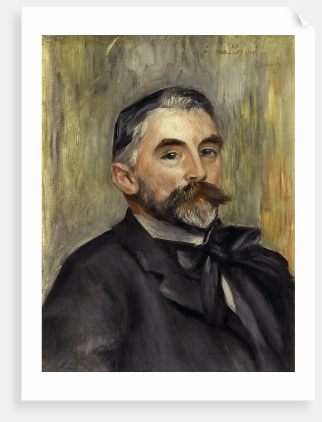 Portrait of Stéphane Mallarmé by Pierre Auguste Renoir