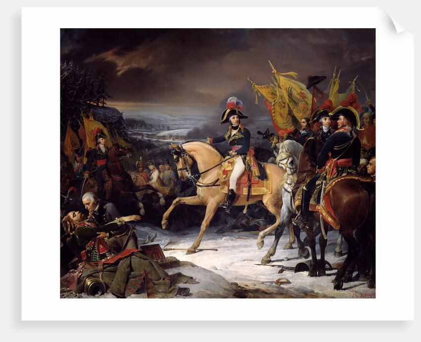 The Battle of Hohenlinden on 3 December 1800 by Henri-Frédéric Schopin