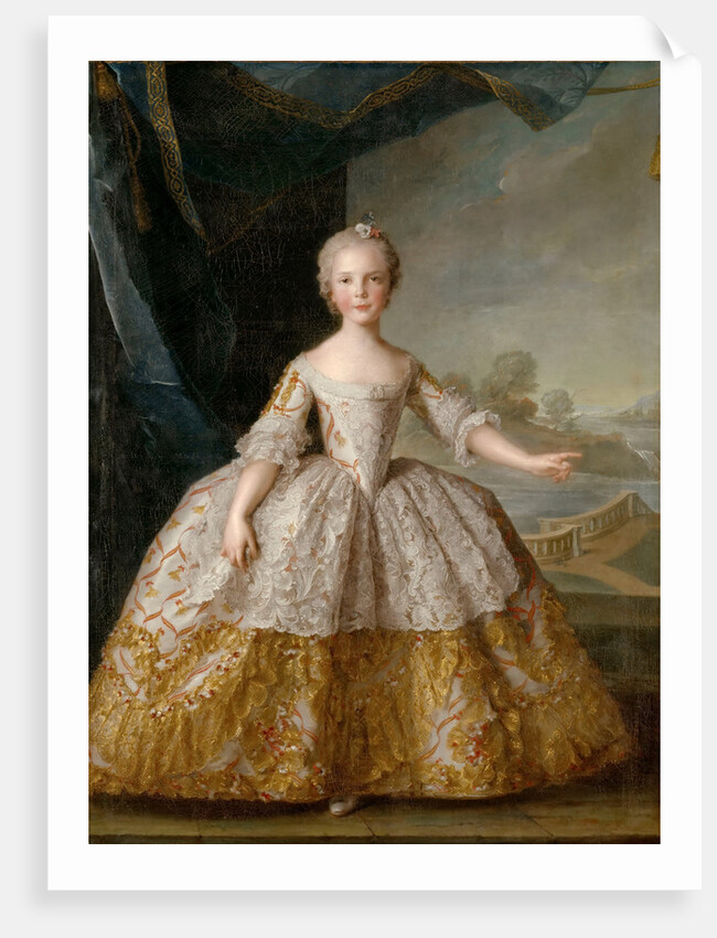 Princess Isabella of Parma as child by Jean-Marc Nattier