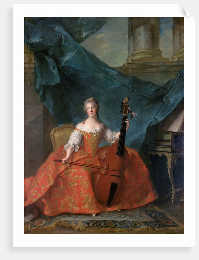 Princess Anne Henriette of France by Jean-Marc Nattier