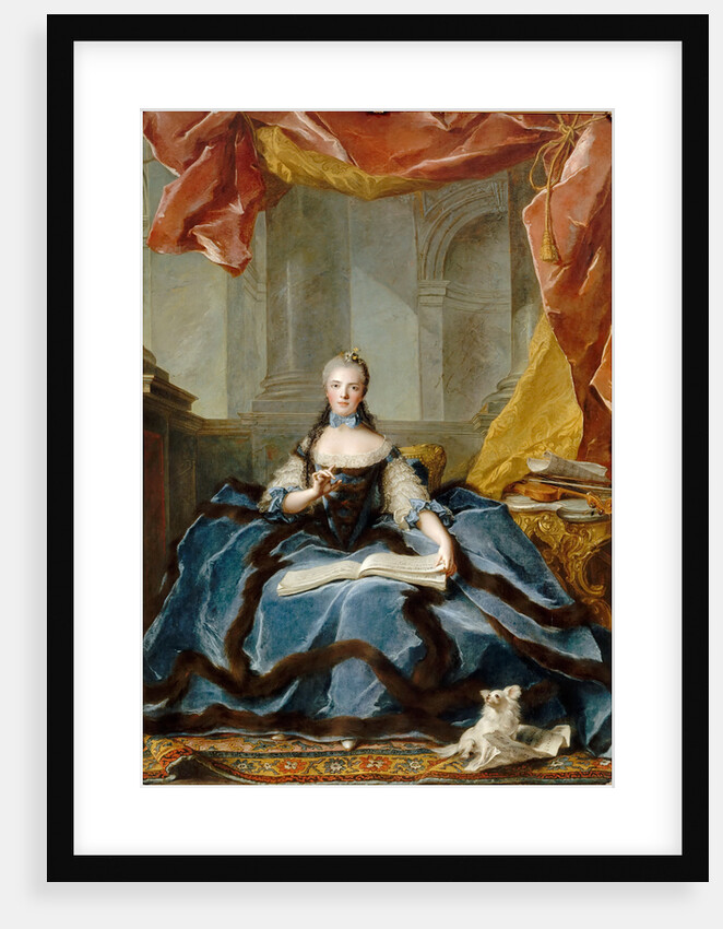 Princess Marie Adélaïde of France by Jean-Marc Nattier