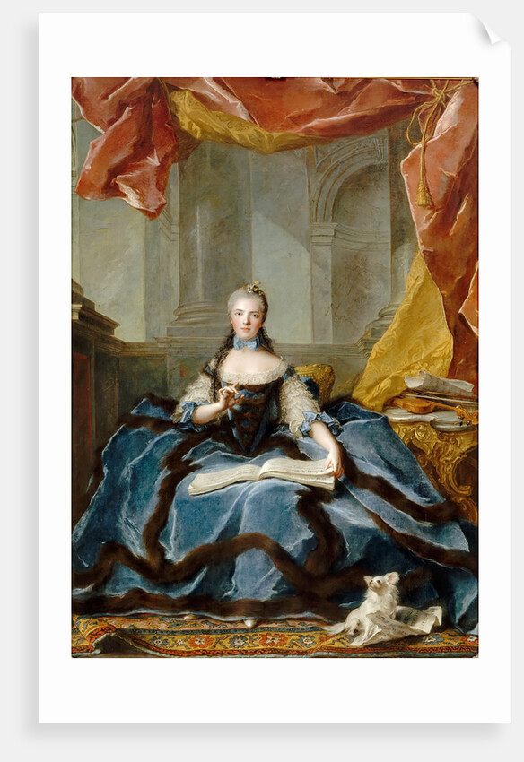 Princess Marie Adélaïde of France by Jean-Marc Nattier