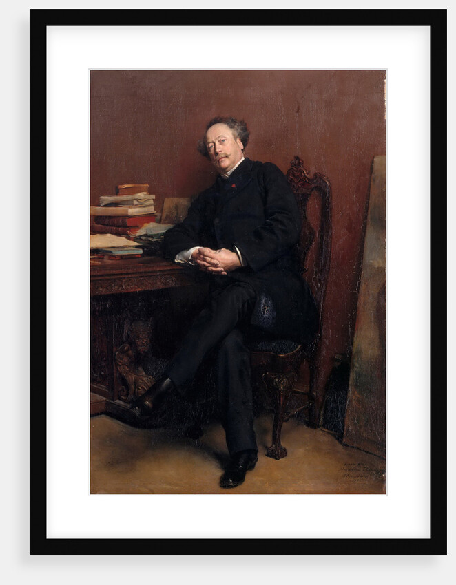 Alexandre Dumas, fils by Ernest Jean Louis Meissonier