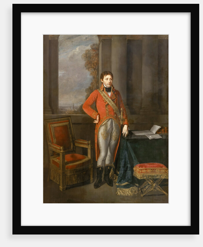 Napoleon Bonaparte as First Consul before a view of Antwerp by Jean-Baptiste Greuze
