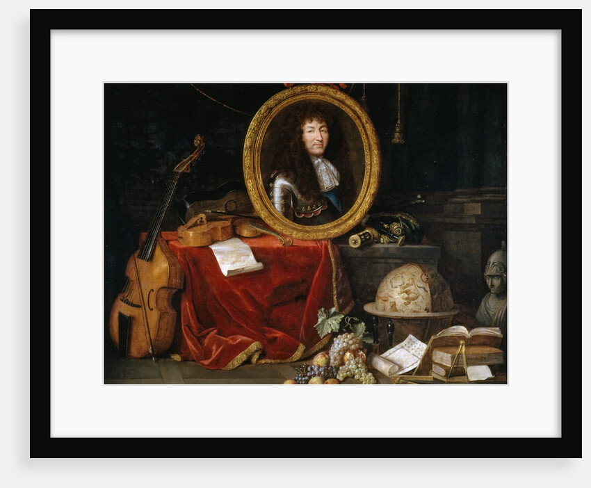 Allegory of Louis XIV, Protector of Arts and Sciences by Jean Garnier