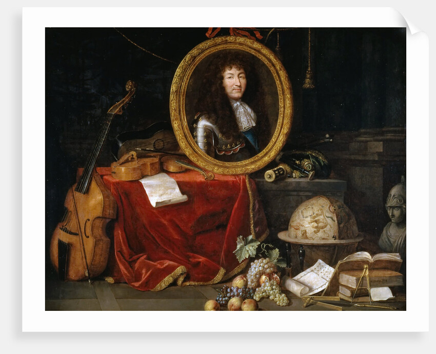 Allegory of Louis XIV, Protector of Arts and Sciences by Jean Garnier