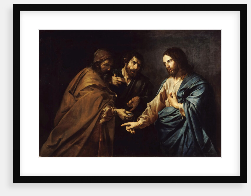The Tribute Money by Valentin de Boullogne