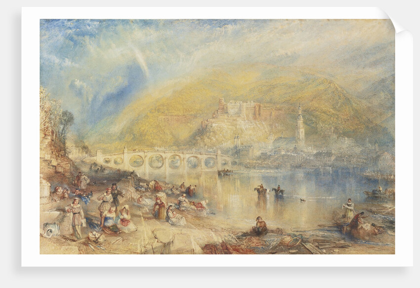 View of Heidelberg with a Rainbow by Joseph Mallord William Turner