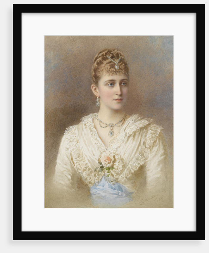 Portrait of Grand Duchess Elizaveta Fyodorovna (1864?1918) by Stepan Fyodorovich Alexandrovsky