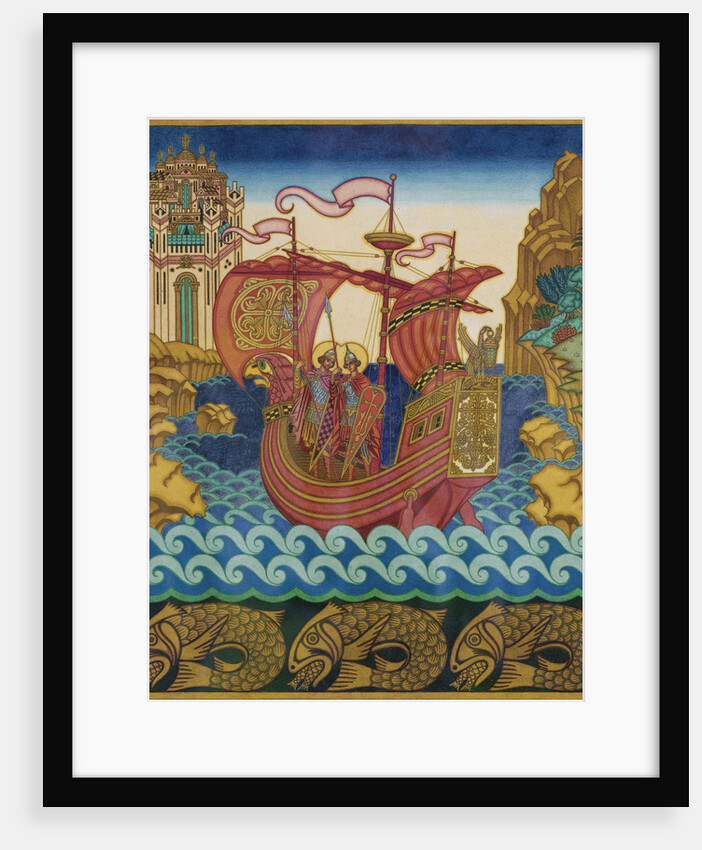 The Ship by Ivan Yakovlevich Bilibin