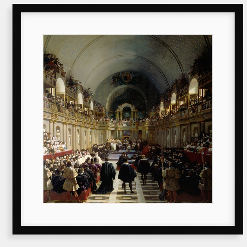 The assembly of the Estates-General on October 27, 1614 by Jean Alaux