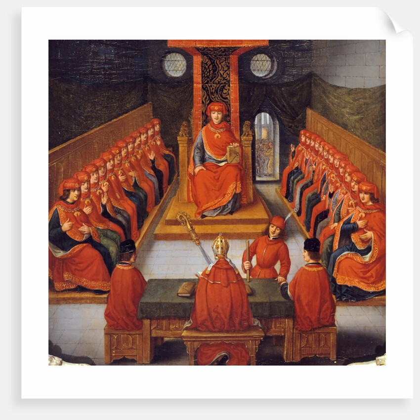 First meeting of the Order of the Golden Fleece held by Philip III the Good, Duke of Burgundy, 10 Ja by Joseph Albrier