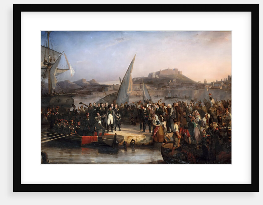 Napoleon leaving the island of Elba on February 26, 1815 by Joseph Beaume