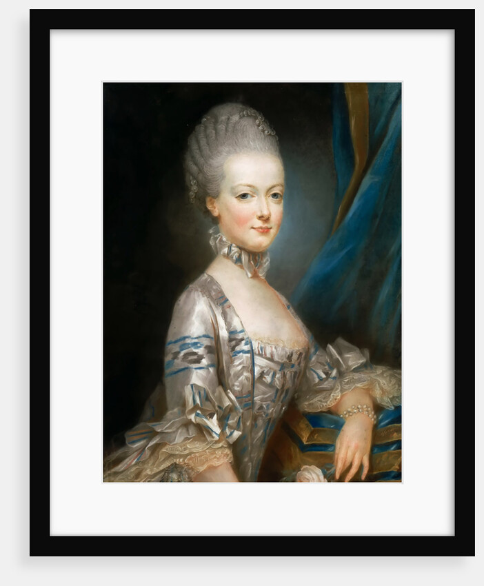 Portrait of Archduchess Maria Antonia of Austria, the later Queen Marie Antoinette of Fr by Joseph Ducreux
