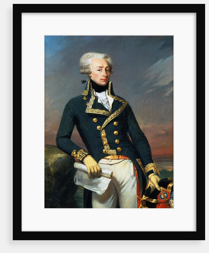 Portrait of Gilbert Motier the Marquis De La Fayette, as a Lieutenant General, 1791 by Joseph-Désiré Court