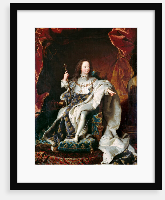 Louis XIV, King of France by Hyacinthe François Honoré Rigaud