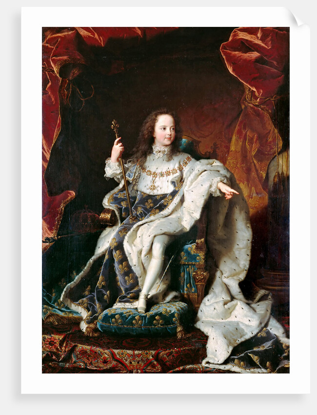Louis XIV, King of France by Hyacinthe François Honoré Rigaud