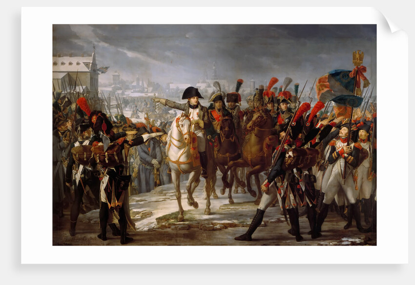 Napoleons speech to the 2nd Corps of the Grande Armée before the attack on Augsburg on 12 October 1 by Claude Gautherot