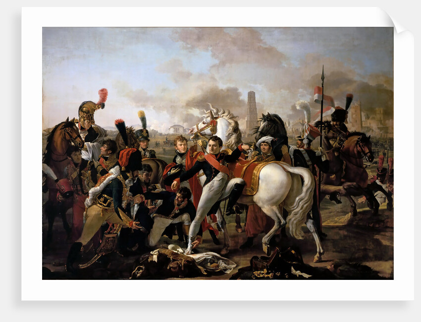 Napoleon wounded before Ratisbon, April 23, 1809 by Claude Gautherot
