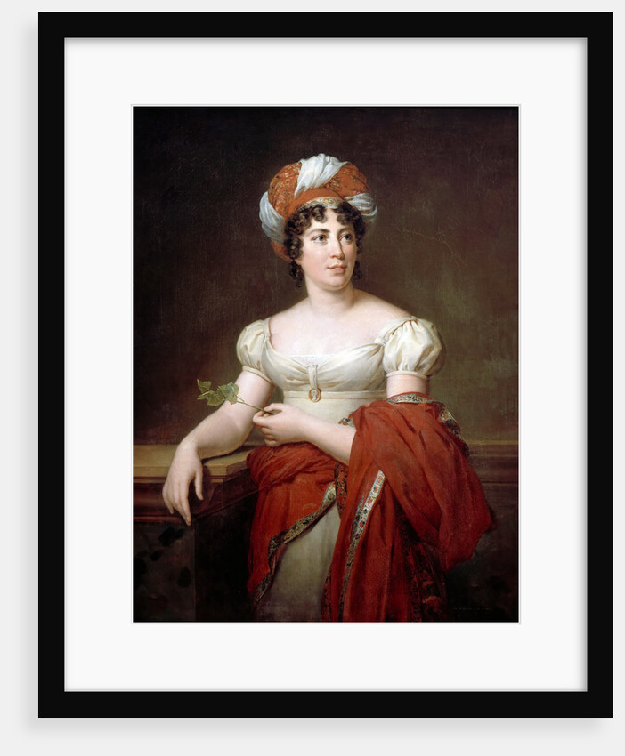 Portrait of the author Baronne Anne Louise Germaine de Staël by François Pascal Simon Gérard