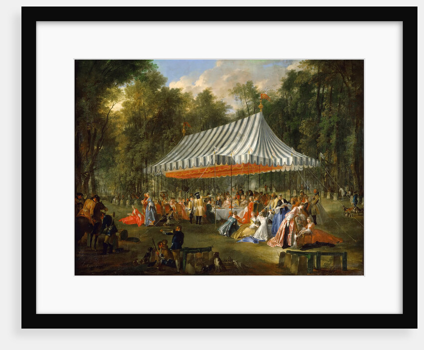 Celebration give by le Prince Louis François de Conti in honour of Charles William Ferdinand, Heredi by Michel Barthélemy Ollivier