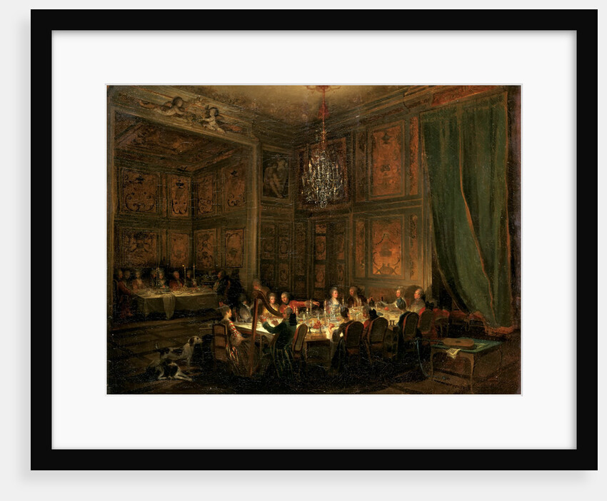 Supper of Prince de Conti at the Temple, 1766 by Michel Barthélemy Ollivier