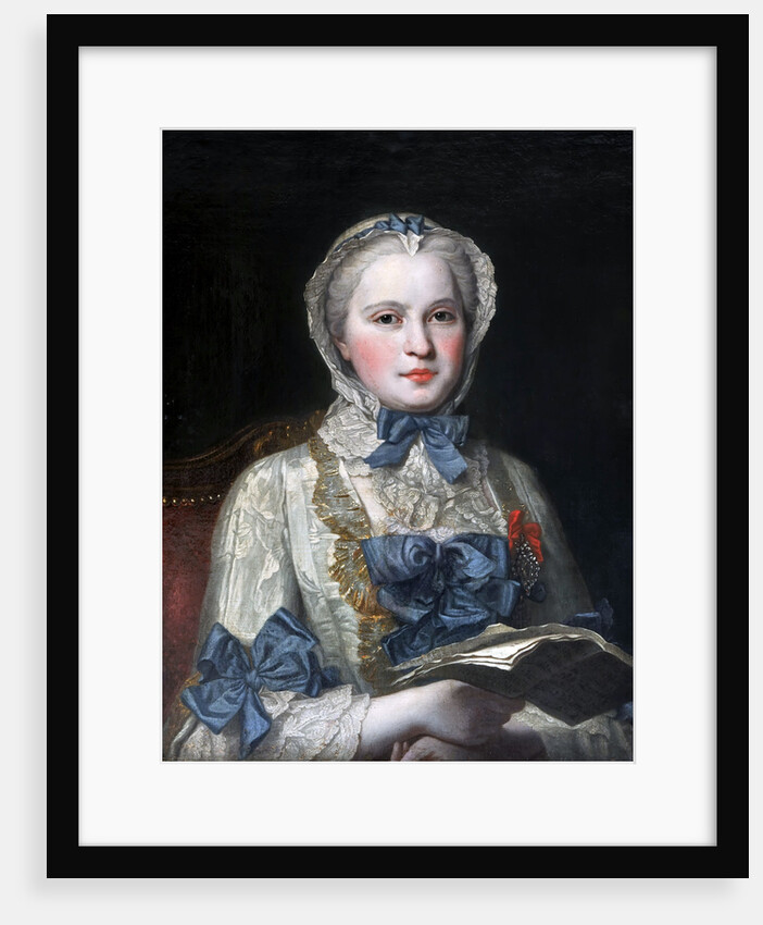 Portrait of Princess Maria Josepha of Saxony (1731?1767) by Maurice Quentin de La Tour