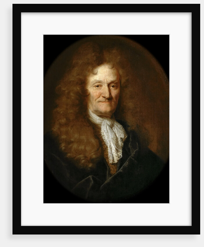 Portrait of Jean de La Fontaine by Nicolas de Largillière