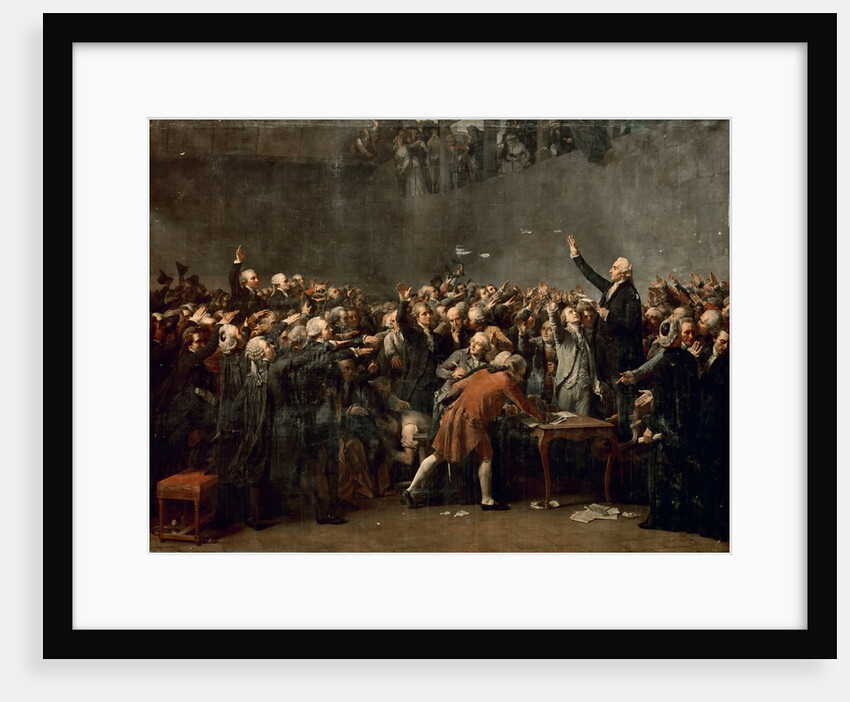 The Tennis Court Oath on 20 June 1789 by Auguste Couder