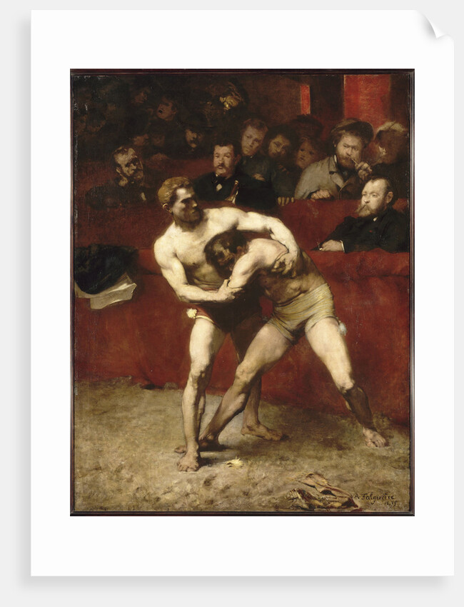 Wrestlers by Alexandre Falguière