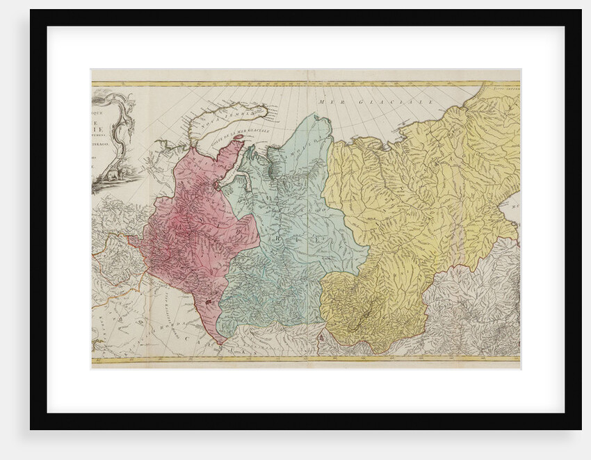 Map of the Russian Empire by Tobias Conrad Lotter