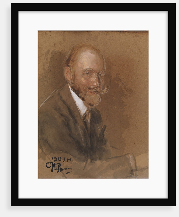 Portrait of the Playwright Prince Vladimir Vladimirovich Bariatinsky by Ilya Yefimovich Repin