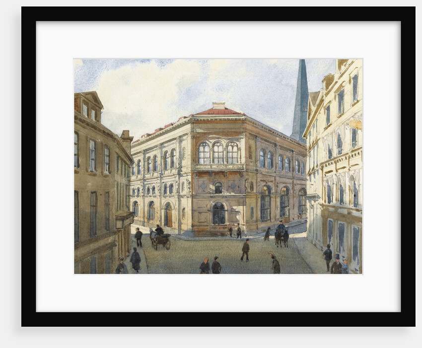 View of the Riga Stock Exchange by Albert Nikolayevich Benois