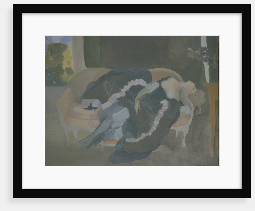 Sleeping Young Woman by Konstantin Andreyevich Somov