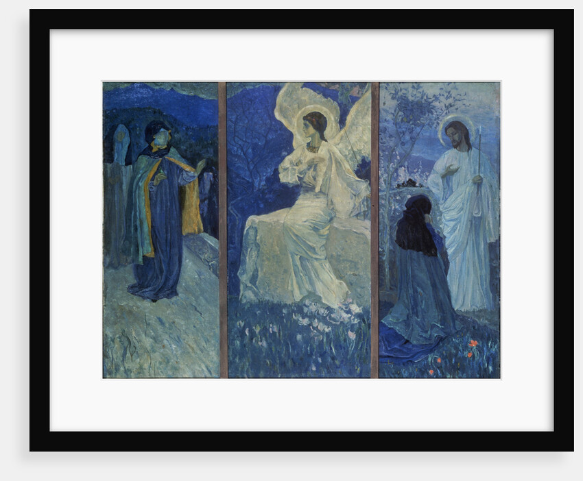 The Resurrection (Triptych) by Mikhail Vasilyevich Nesterov