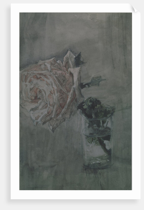 A Rose by Mikhail Alexandrovich Vrubel