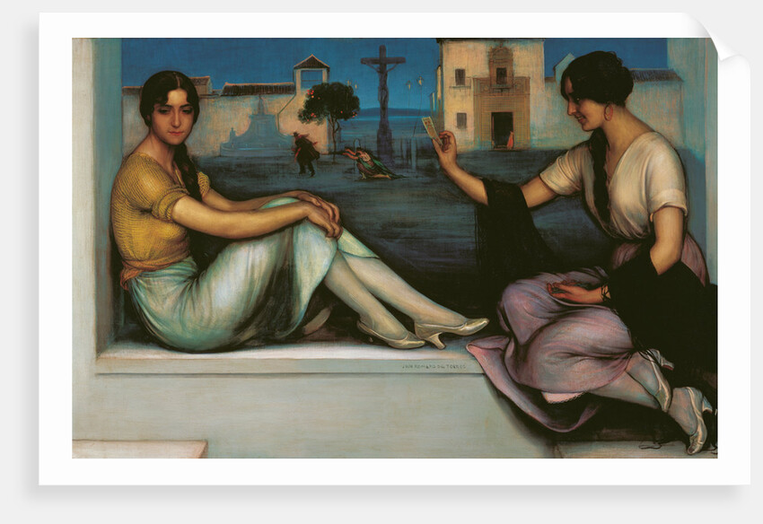 Fortune-telling by Julio Romero de Torres