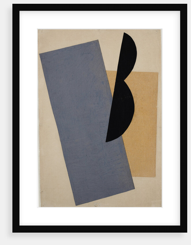 Composition (Blue-Yellow-Black) by Lyubov Sergeyevna Popova