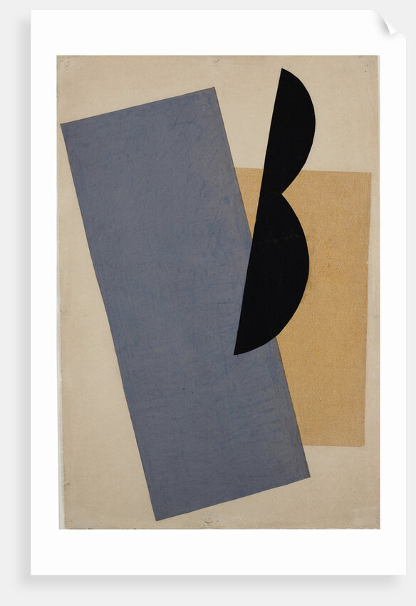 Composition (Blue-Yellow-Black) by Lyubov Sergeyevna Popova