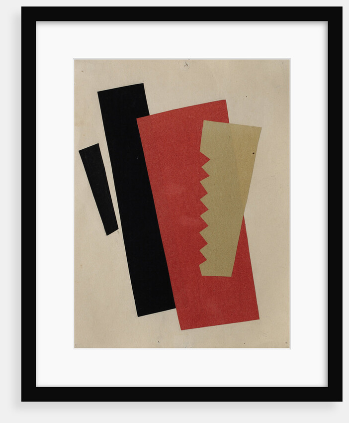 Composition (Red-Black-Gold) by Lyubov Sergeyevna Popova