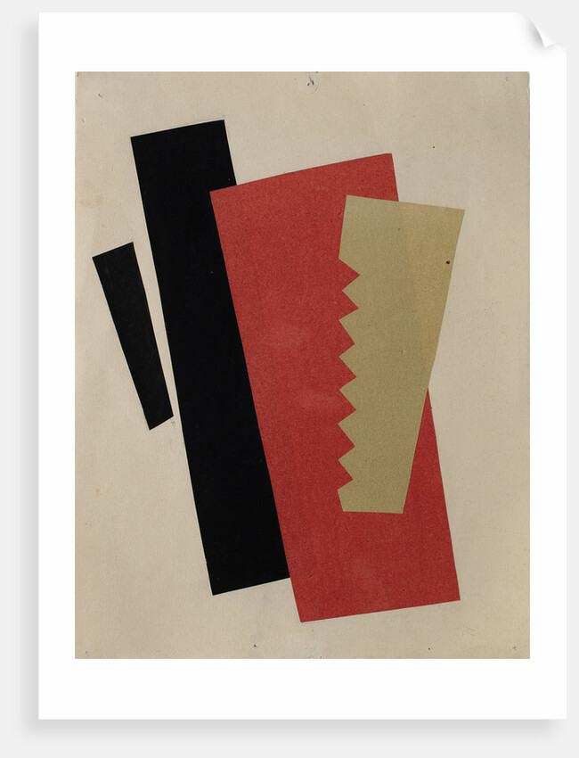 Composition (Red-Black-Gold) by Lyubov Sergeyevna Popova