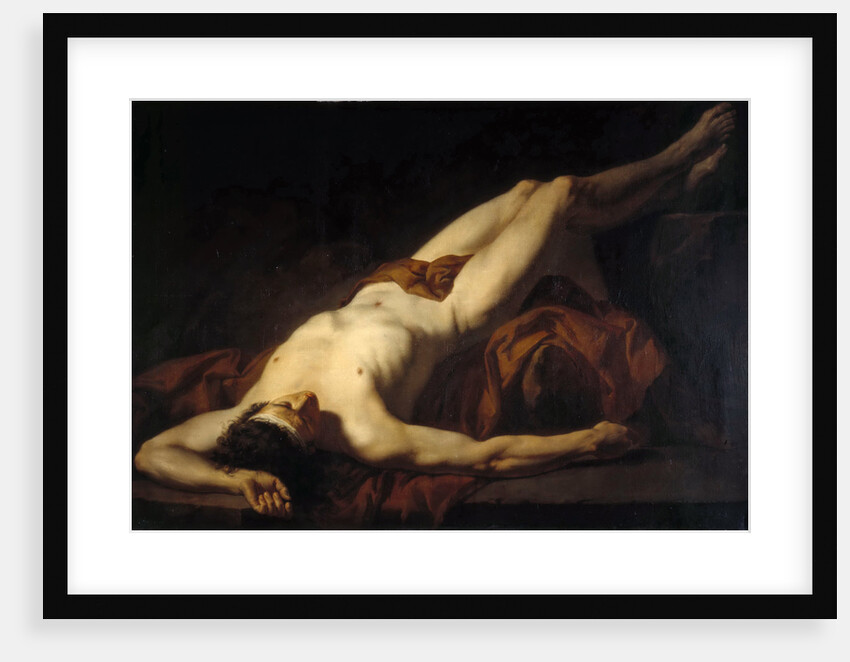 Male Nude (Hector) by Jacques Louis David