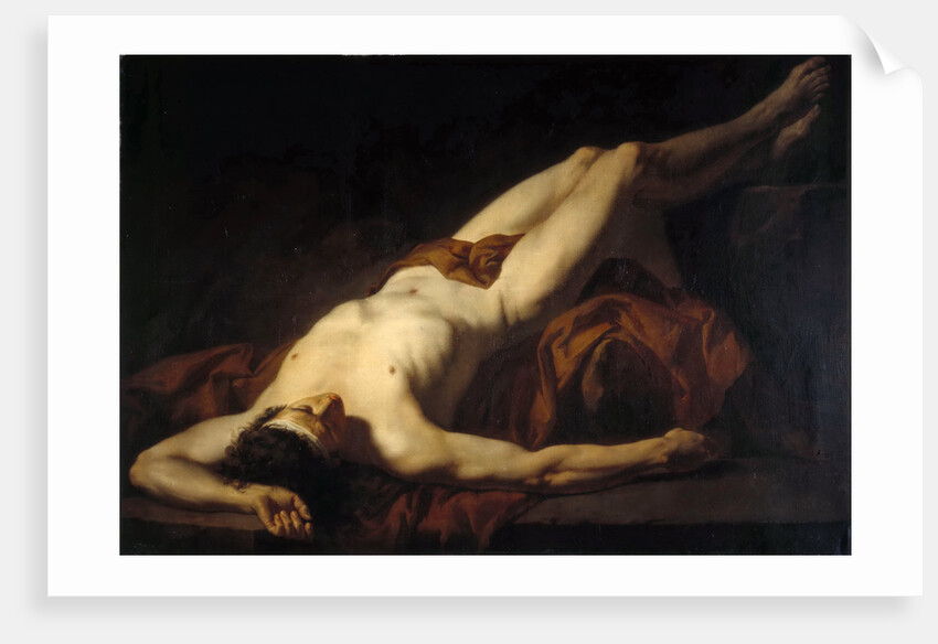 Male Nude (Hector) by Jacques Louis David