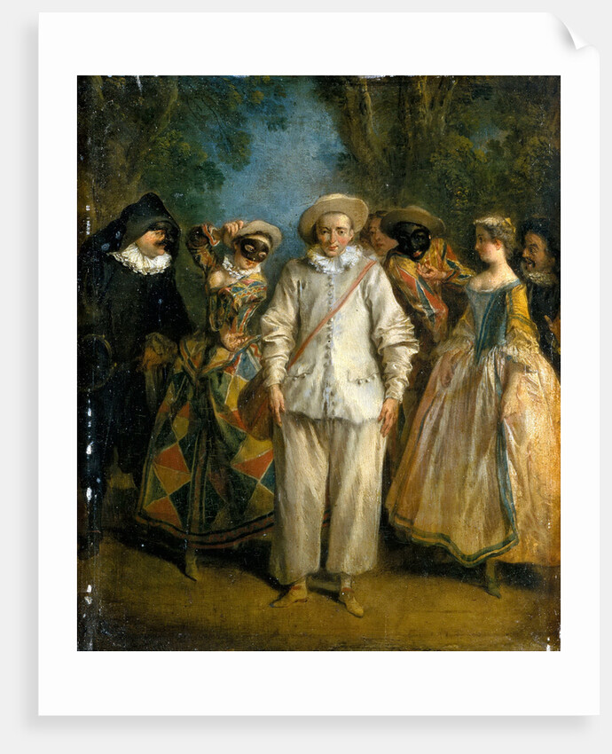 The Actors of the Commedia dellArte by Nicolas Lancret