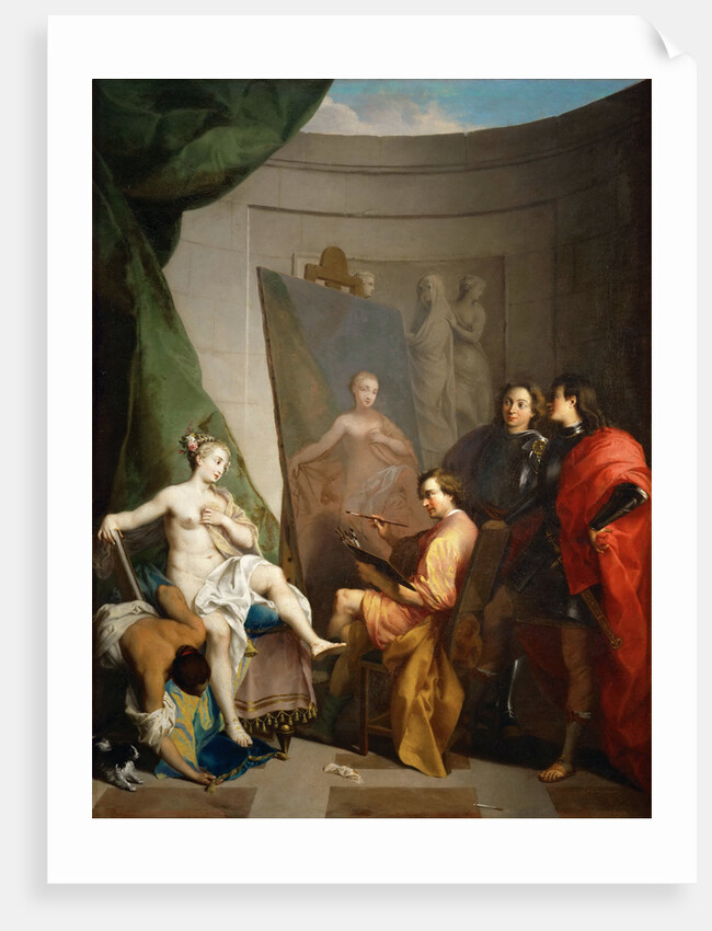Apelles Painting Campaspe by Nicolas Vleughels