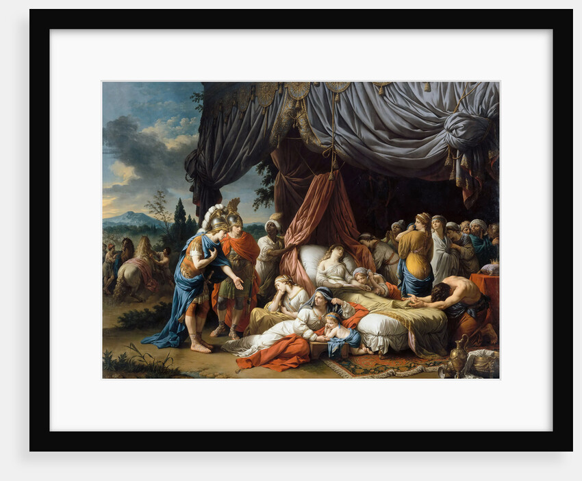 Alexander the Great and Hephaestion at the Deathbed of the wife of Darius III by Louis-Jean-François Lagrenée