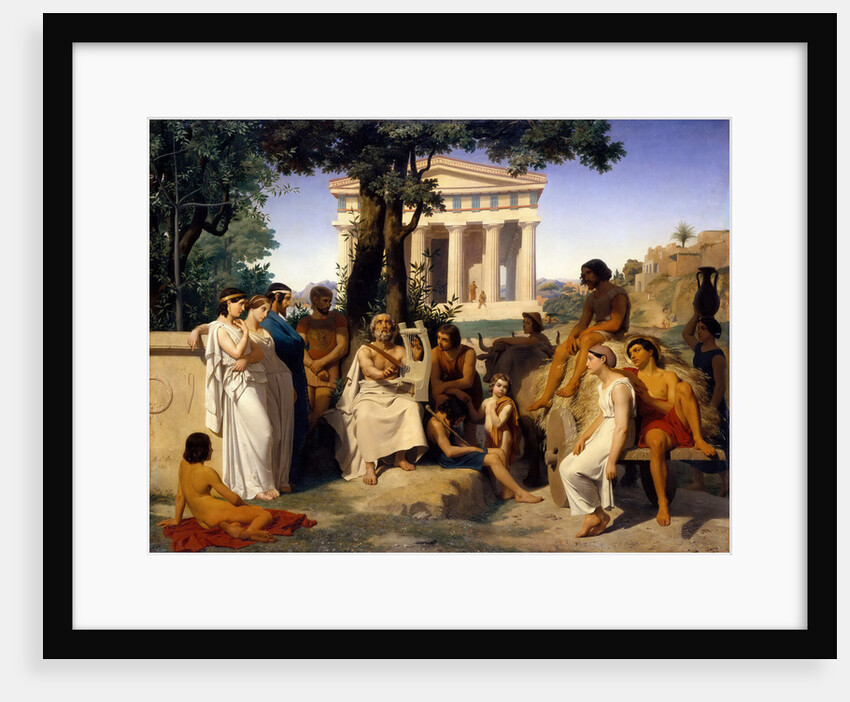 Homer by Jean-Baptiste Auguste Leloir