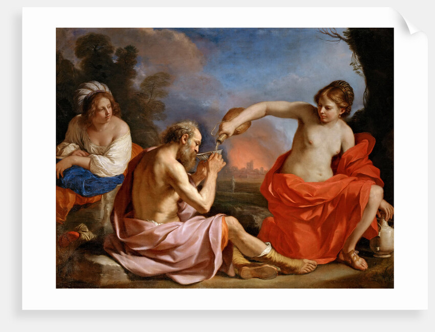 Lot and His Daughters by Guercino