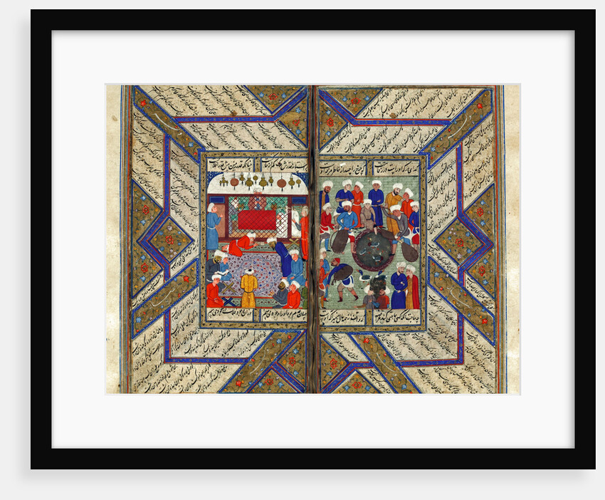 Prayers in a Mosque by Iranian master
